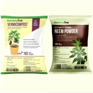 Pack of Vermicompost and Neem Cake for House Plants